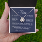 To My Mom Necklace Gifts from Son - Mother's Day, Birthday Gift for Mom