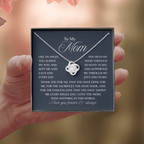 To My Mom Necklace Gifts from Son - Mother's Day, Birthday Gift for Mom
