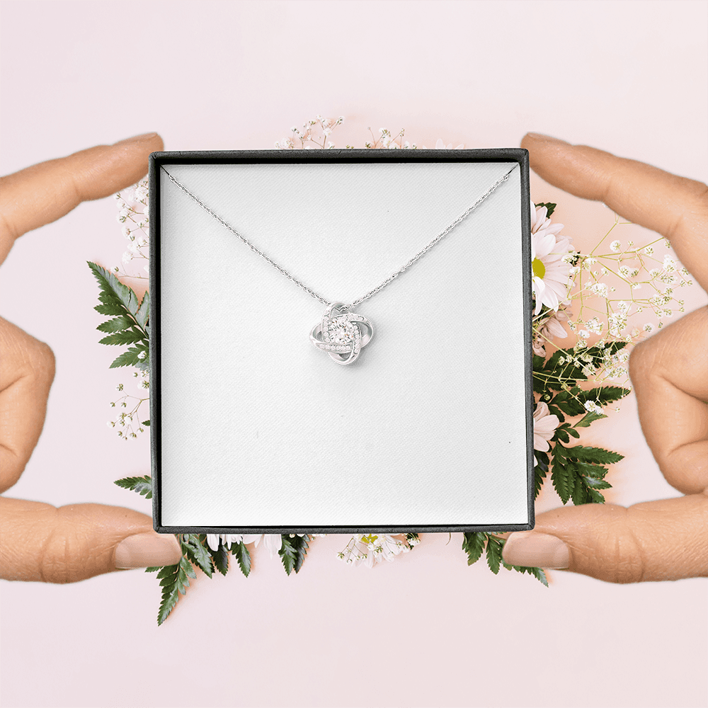 Gift for Her - Love Knot Necklace - Anniversary, Birthday, Christmas or Valentine's Day Gift for Girlfriend