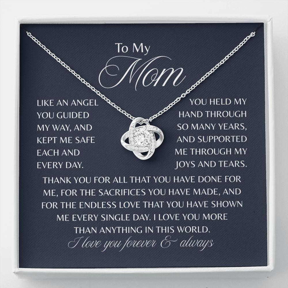 To My Mom Necklace Gifts from Son - Mother's Day, Birthday Gift for Mom