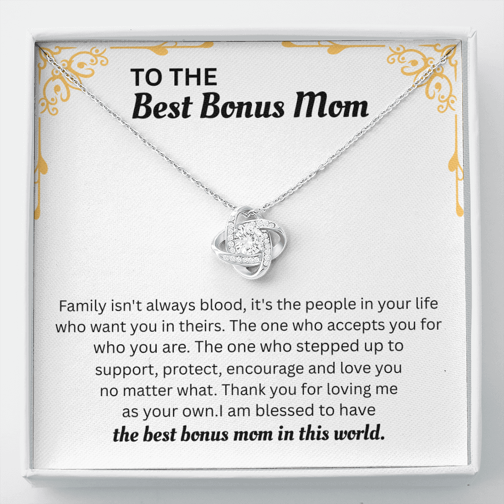 Mothers Day Gifts For Mom From Son Daughter - Loving Mother Necklace With Heartfelt Message & Lighted Box