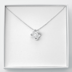 Gift for Her - Love Knot Necklace - Anniversary, Birthday, Christmas or Valentine's Day Gift for Girlfriend