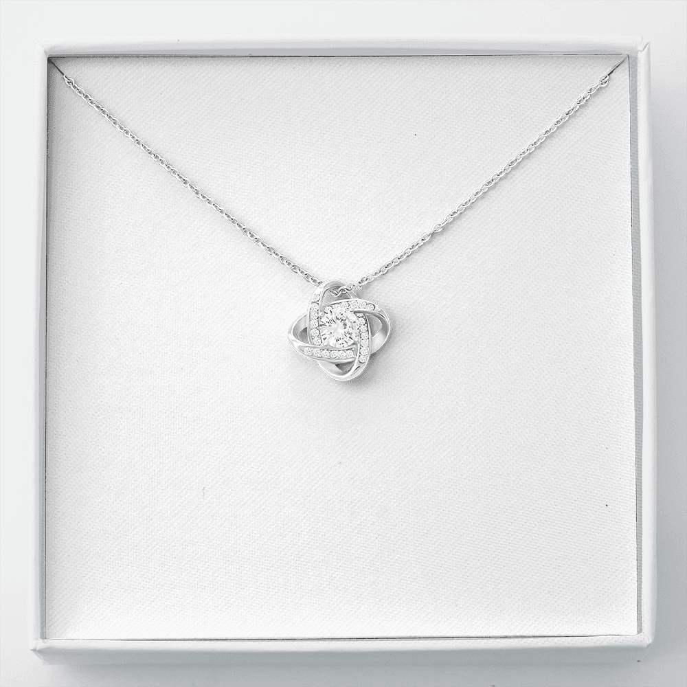 Gift for Her - Love Knot Necklace - Anniversary, Birthday, Christmas or Valentine's Day Gift for Girlfriend
