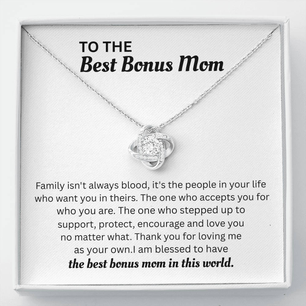 Gifts For Mom From Son Daughter | Loving Mother Necklace With Heartfelt Message & Lighted Box