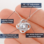 Gifts For Mom From Son Daughter | Loving Mother Necklace With Heartfelt Message & Lighted Box