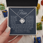 To My Mom Necklace Gifts from Son - Mother's Day, Birthday Gift for Mom