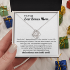 Gifts For Mom From Son Daughter | Loving Mother Necklace With Heartfelt Message & Lighted Box