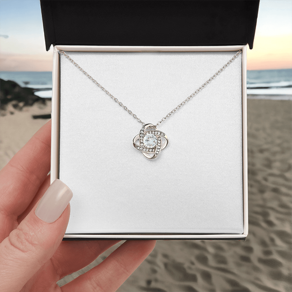 Gift for Her - Love Knot Necklace - Anniversary, Birthday, Christmas or Valentine's Day Gift for Girlfriend