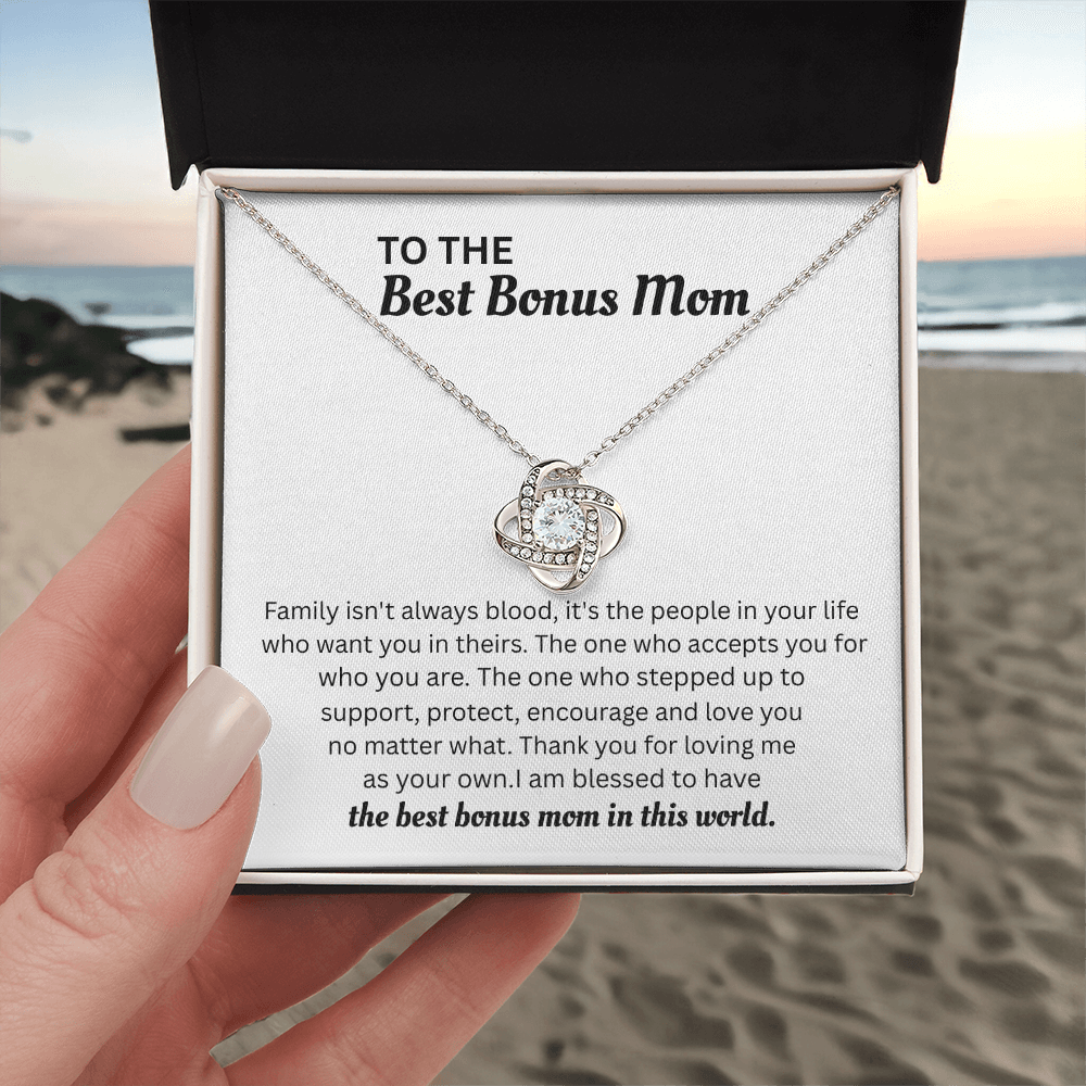 Gifts For Mom From Son Daughter | Loving Mother Necklace With Heartfelt Message & Lighted Box