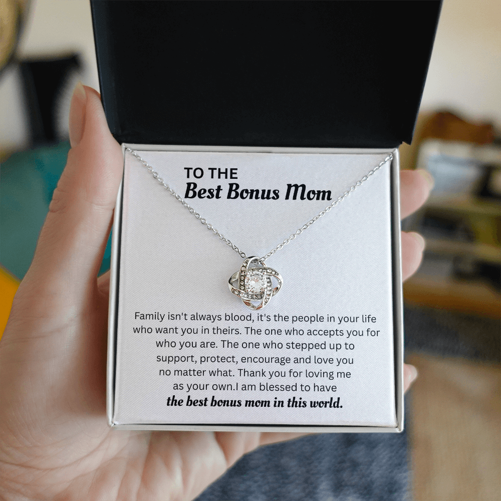 Gifts For Mom From Son Daughter | Loving Mother Necklace With Heartfelt Message & Lighted Box
