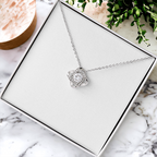 Gift for Her - Love Knot Necklace - Anniversary, Birthday, Christmas or Valentine's Day Gift for Girlfriend
