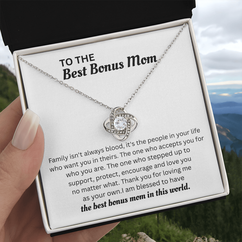 Gifts For Mom From Son Daughter | Loving Mother Necklace With Heartfelt Message & Lighted Box