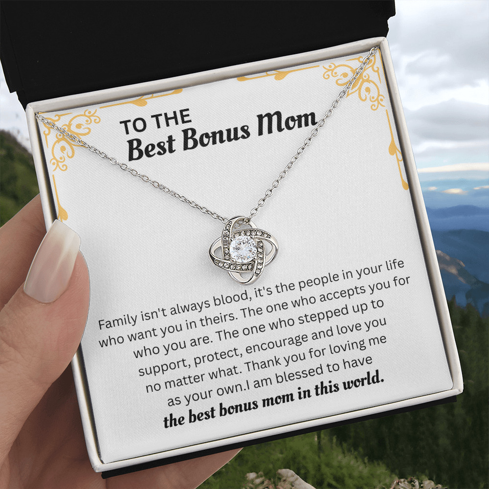 Mothers Day Gifts For Mom From Son Daughter - Loving Mother Necklace With Heartfelt Message & Lighted Box