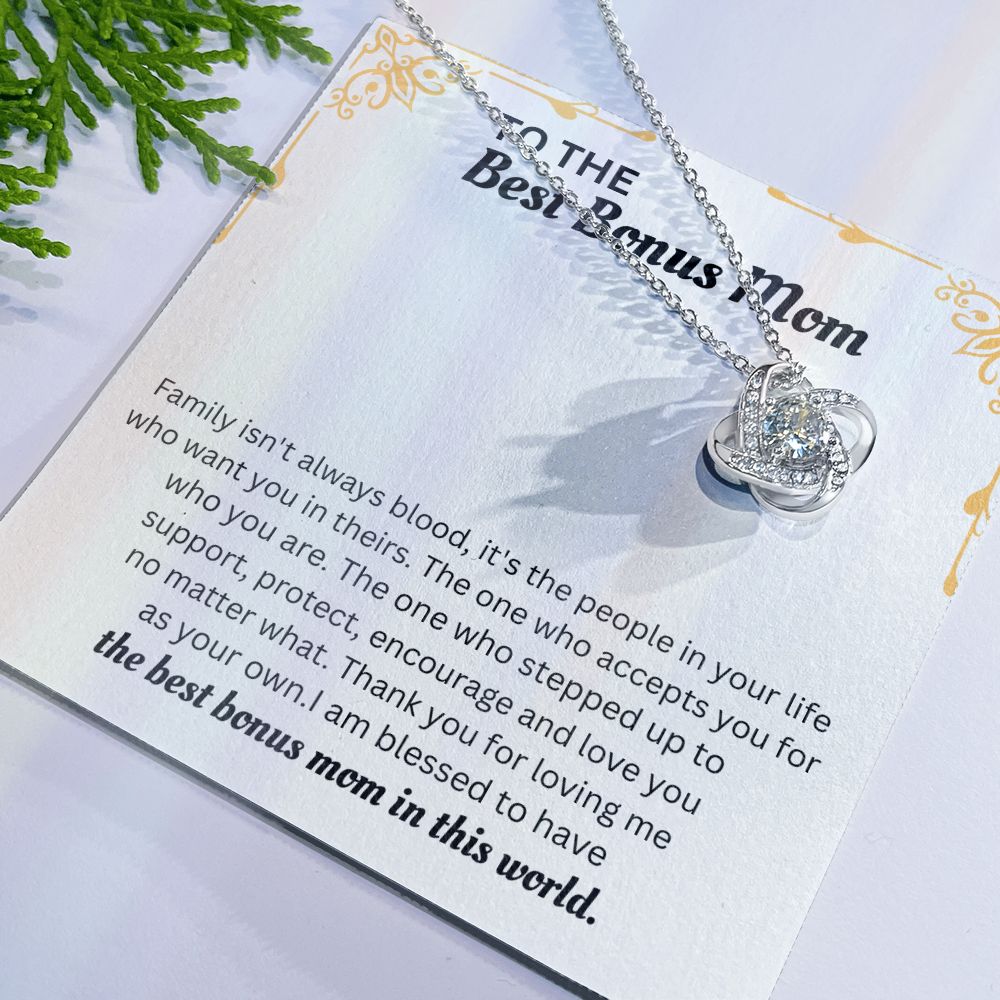 Mothers Day Gifts For Mom From Son Daughter - Loving Mother Necklace With Heartfelt Message & Lighted Box