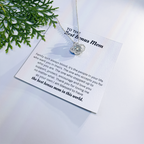 Gifts For Mom From Son Daughter | Loving Mother Necklace With Heartfelt Message & Lighted Box