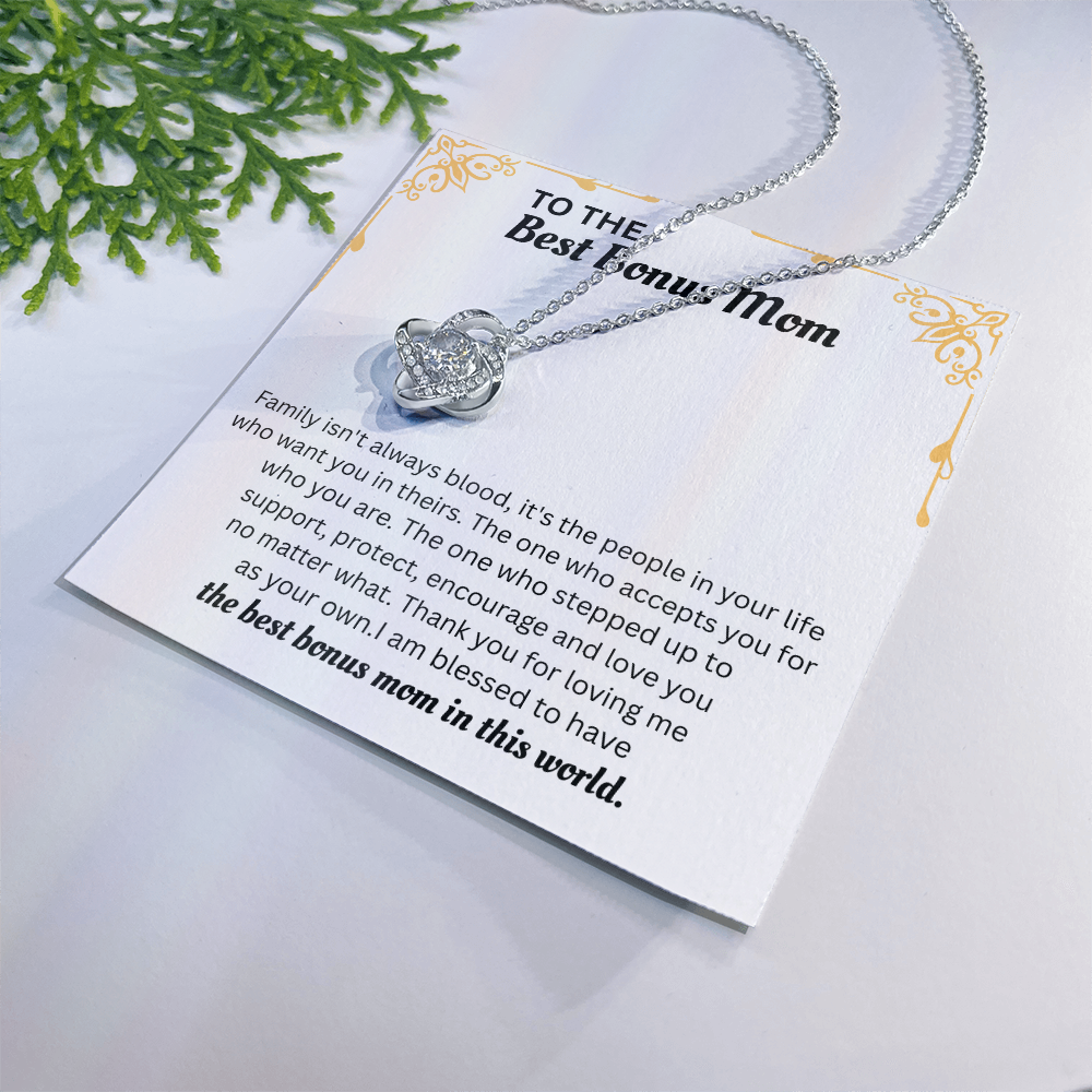 Mothers Day Gifts For Mom From Son Daughter - Loving Mother Necklace With Heartfelt Message & Lighted Box