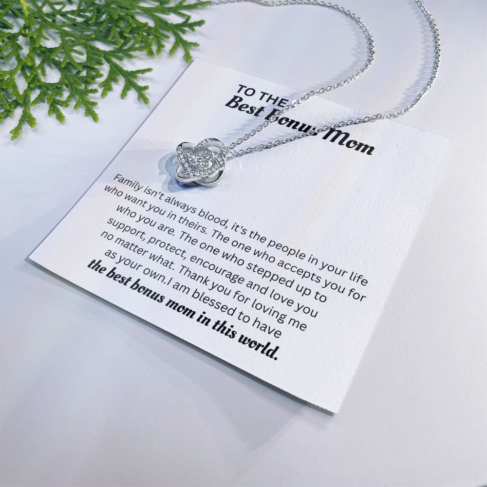 Gifts For Mom From Son Daughter | Loving Mother Necklace With Heartfelt Message & Lighted Box