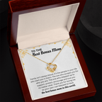 Mothers Day Gifts For Mom From Son Daughter - Loving Mother Necklace With Heartfelt Message & Lighted Box