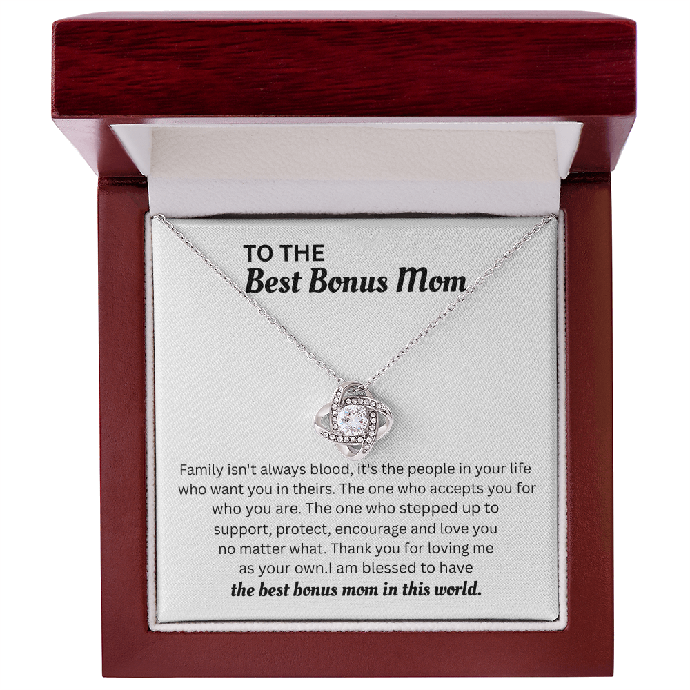 Gifts For Mom From Son Daughter | Loving Mother Necklace With Heartfelt Message & Lighted Box