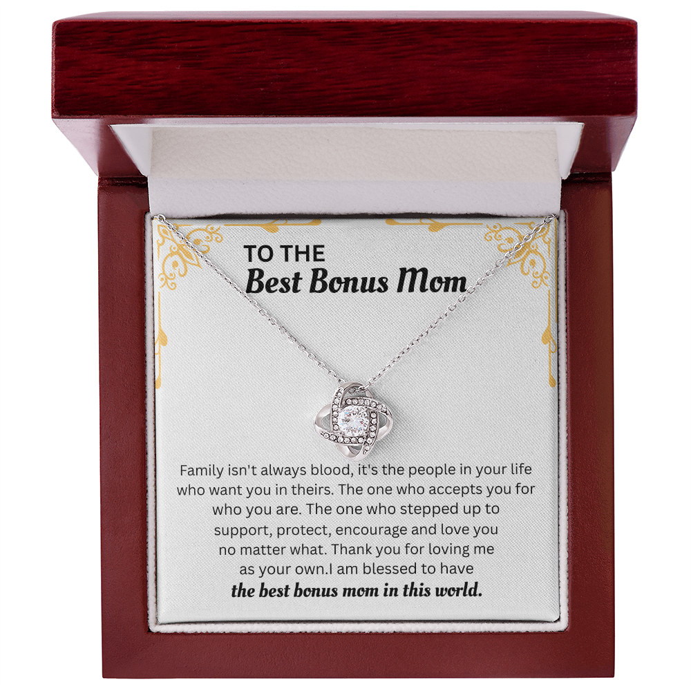 Mothers Day Gifts For Mom From Son Daughter - Loving Mother Necklace With Heartfelt Message & Lighted Box