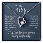 To My Wife Necklace From Husband | Anniversary Valentine Birthday Gift For Wife