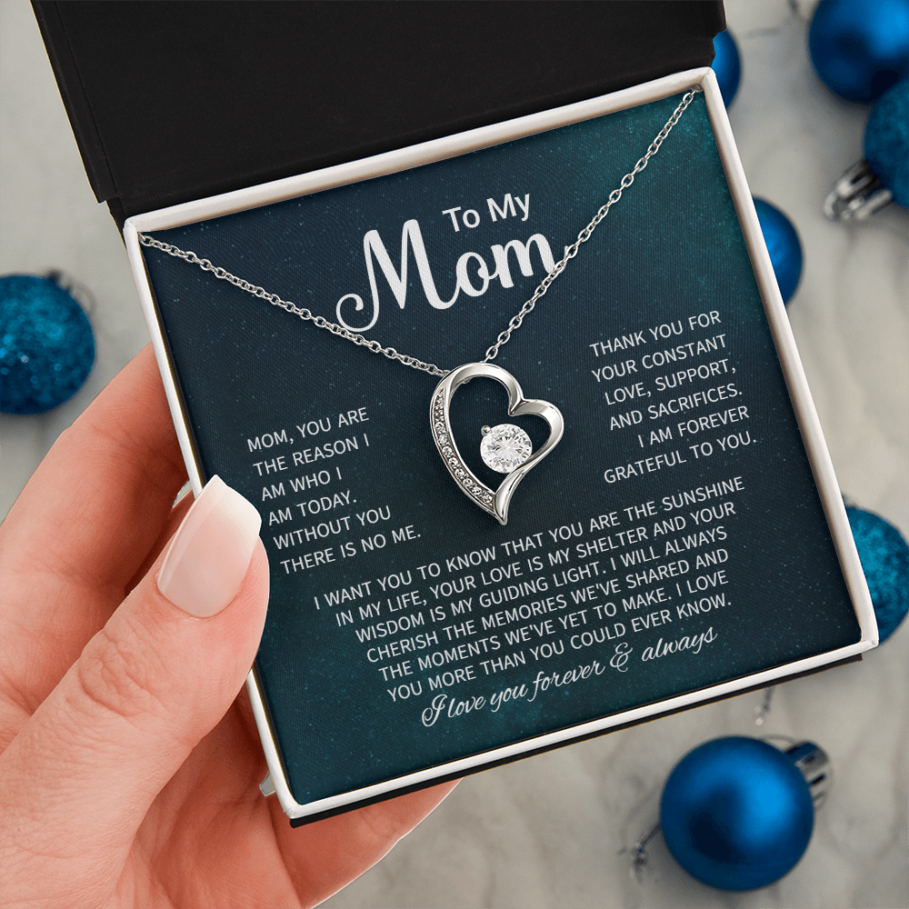 To My Mom Necklace Gifts - Gift for Mom from Son - Mother's Day Gift for Mom