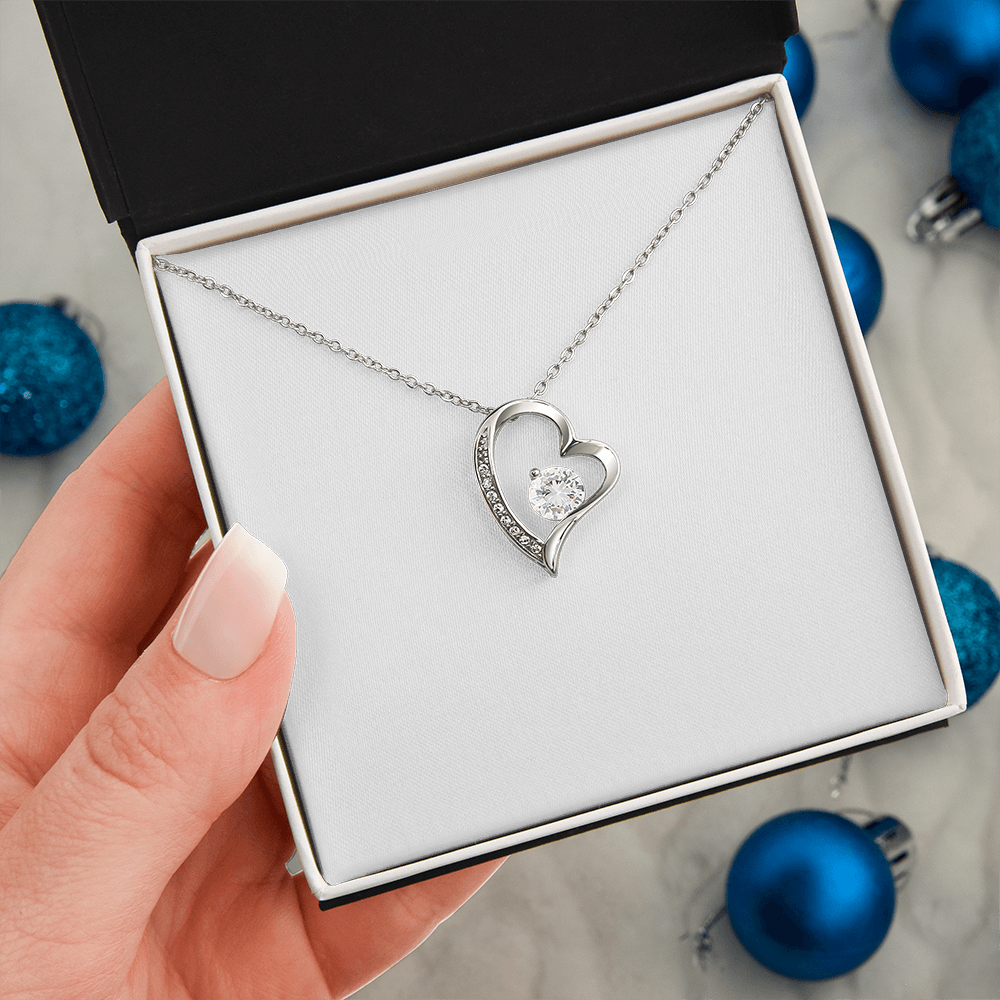 Forever Love Necklace with a Luxury  Box - Gift For Anniversary, Birthday, Christmas or Valentine Day