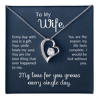 To My Wife Necklace From Husband | Anniversary Valentine Birthday Gift For Wife