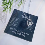To My Wife Necklace From Husband | Anniversary Valentine Birthday Gift For Wife