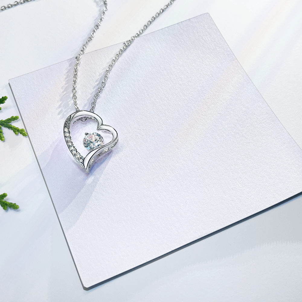 Forever Love Necklace with a Luxury  Box - Gift For Anniversary, Birthday, Christmas or Valentine Day