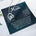 To My Mom Necklace Gifts - Gift for Mom from Son - Mother's Day Gift for Mom