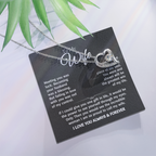 Gift For Wife - Gold Plated Heart Necklace To My Wife For Her Birthday, Valentine's Day, Christmas, Anniversary