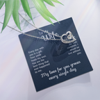 To My Wife Necklace From Husband | Anniversary Valentine Birthday Gift For Wife