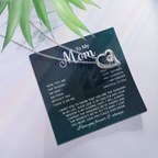 To My Mom Necklace Gifts - Gift for Mom from Son - Mother's Day Gift for Mom