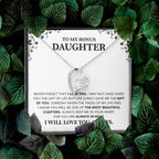 Gift For Daughter Necklace Luxury LED Light Box With Heartfelt Message Card - Daughter Birthday Present From Mom or Daddy