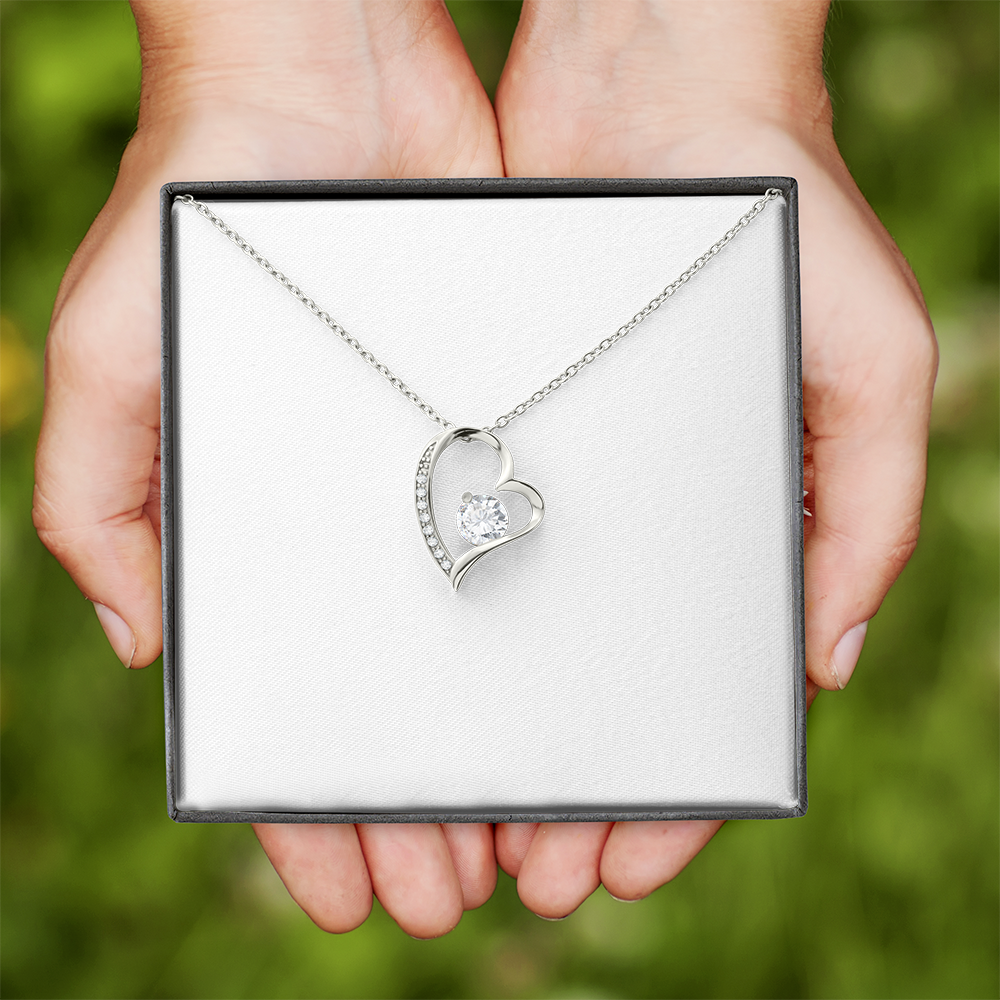 Forever Love Necklace with a Luxury  Box - Gift For Anniversary, Birthday, Christmas or Valentine Day
