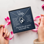 To My Wife Necklace From Husband | Anniversary Valentine Birthday Gift For Wife