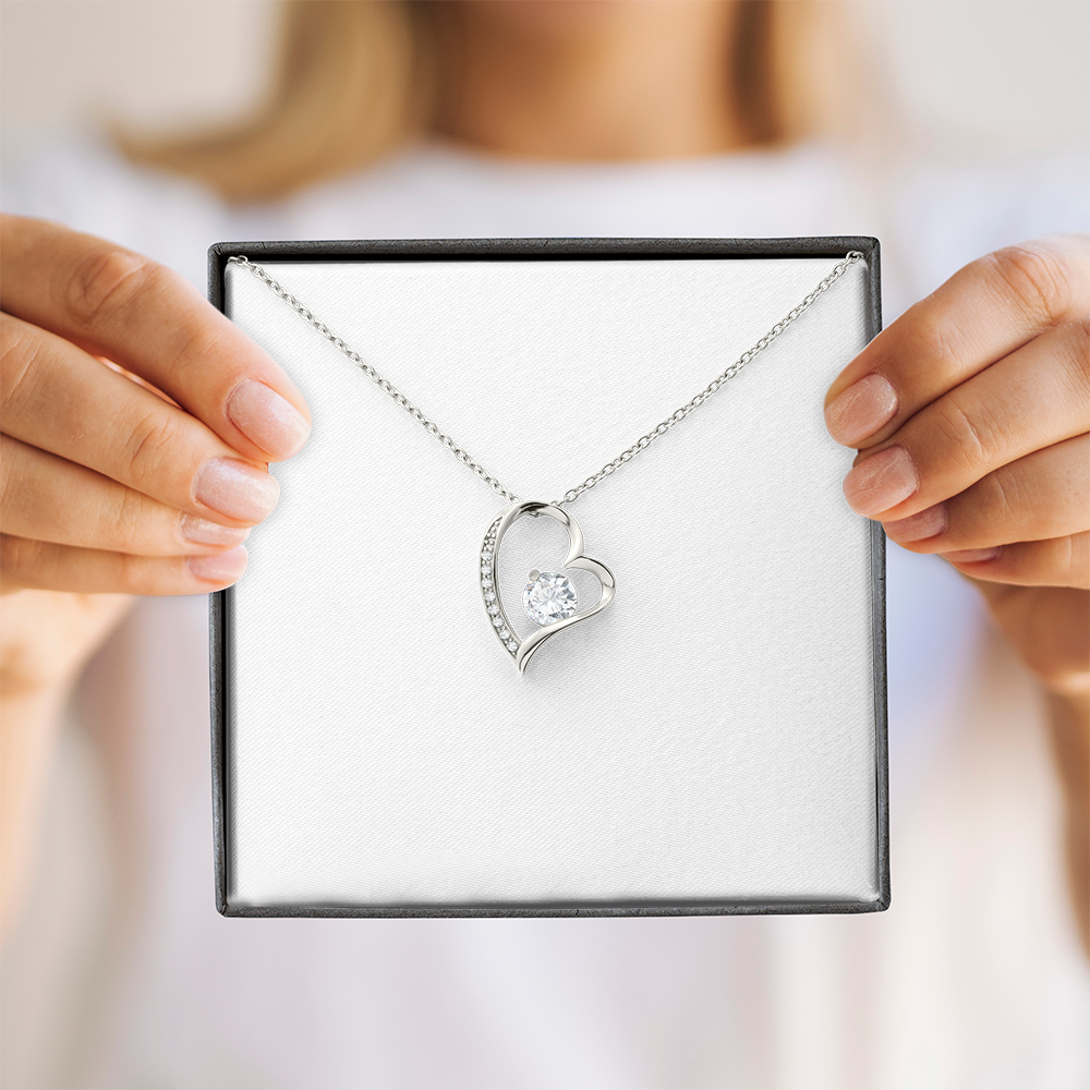 Forever Love Necklace with a Luxury  Box - Gift For Anniversary, Birthday, Christmas or Valentine Day