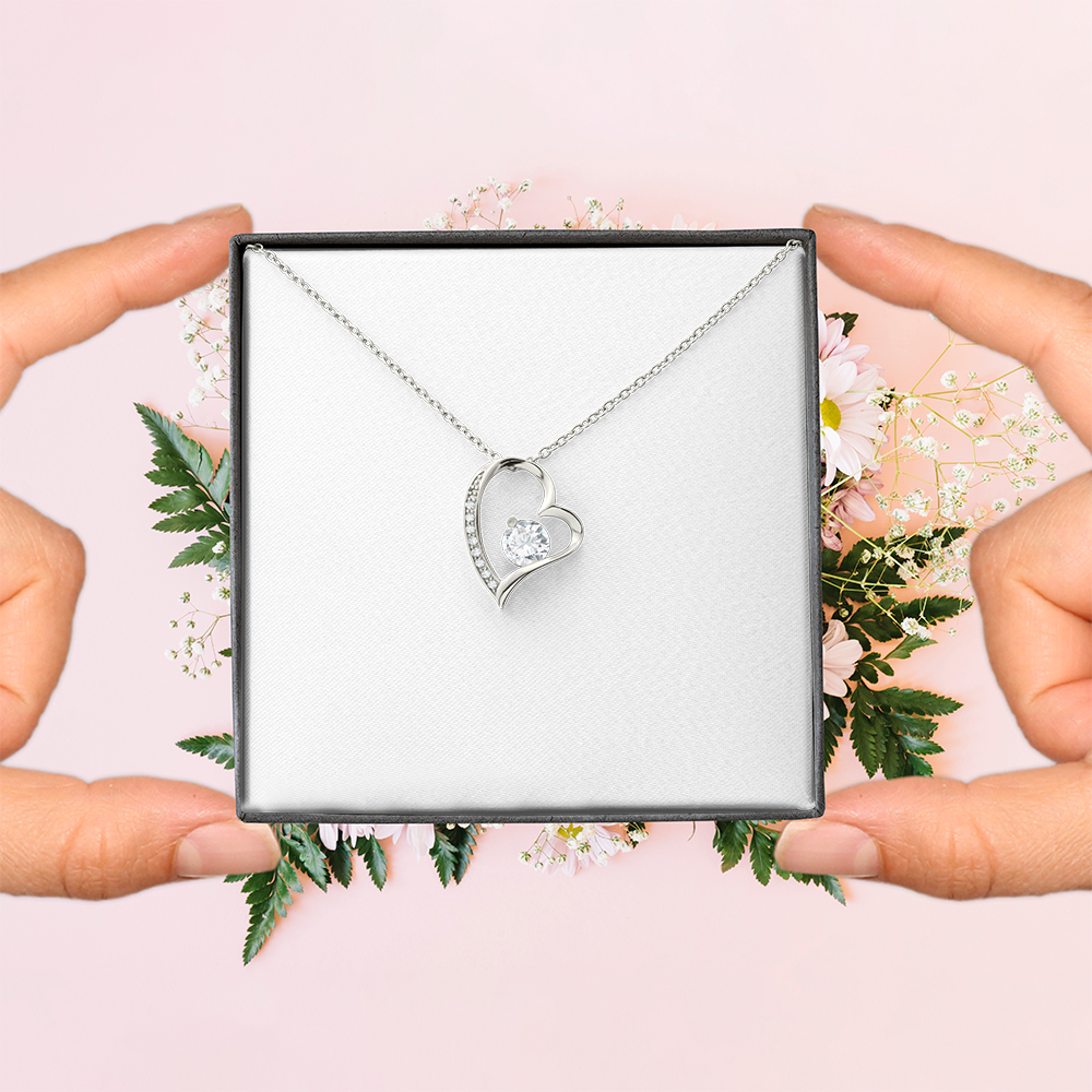 Forever Love Necklace with a Luxury  Box - Gift For Anniversary, Birthday, Christmas or Valentine Day