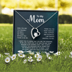 To My Mom Necklace Gifts - Gift for Mom from Son - Mother's Day Gift for Mom