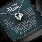 To My Mom Necklace Gifts - Gift for Mom from Son - Mother's Day Gift for Mom