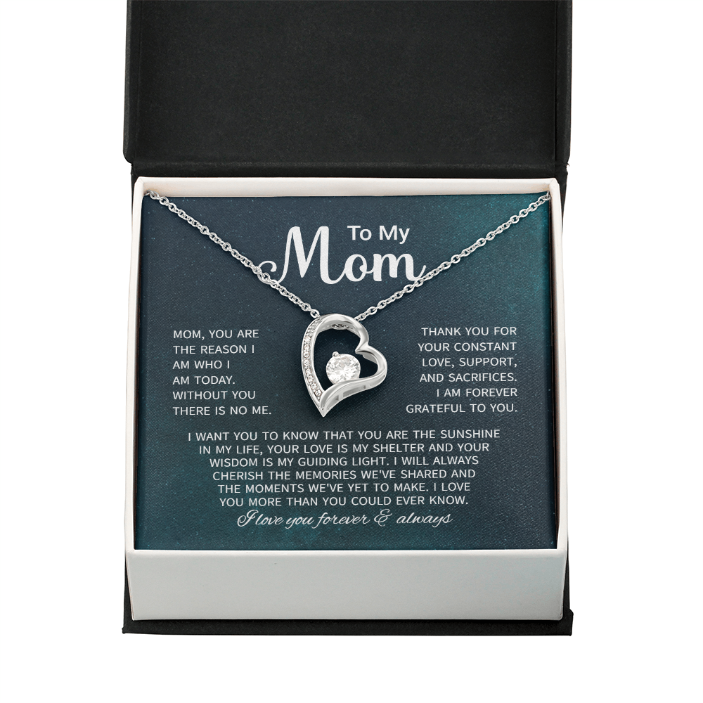 To My Mom Necklace Gifts - Gift for Mom from Son - Mother's Day Gift for Mom