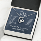 To My Wife Necklace From Husband | Anniversary Valentine Birthday Gift For Wife