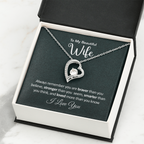 Gifts for Wife from Husband - Soulmate Necklace with Heartfelt Message Card & Box - Anniversary, Birthday, Christmas or Valentine's Day Gift for Girlfriend