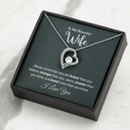 Gifts for Wife from Husband - Soulmate Necklace with Heartfelt Message Card & Box - Anniversary, Birthday, Christmas or Valentine's Day Gift for Girlfriend