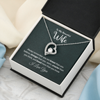 Gifts for Wife from Husband - Soulmate Necklace with Heartfelt Message Card & Box - Anniversary, Birthday, Christmas or Valentine's Day Gift for Girlfriend