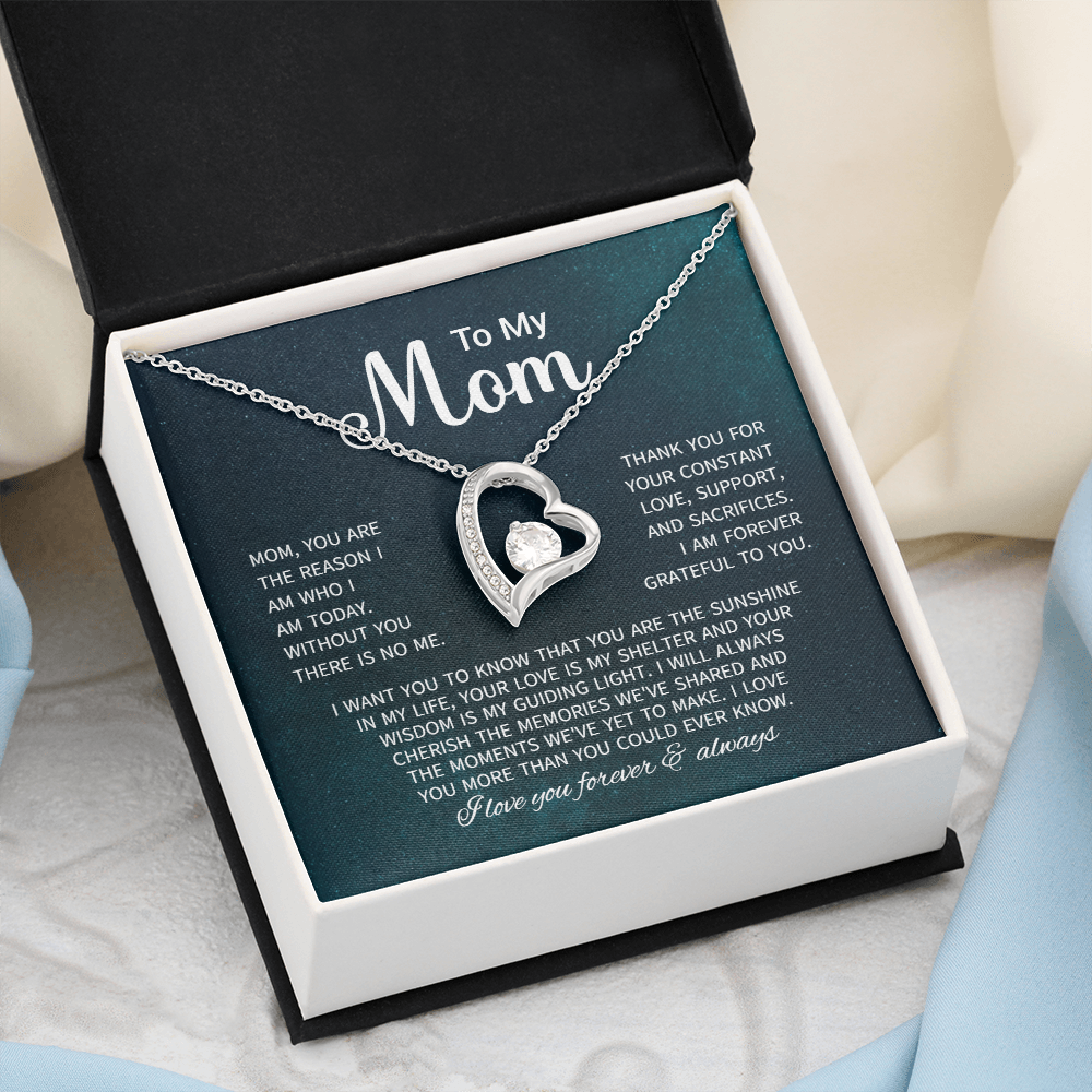 To My Mom Necklace Gifts - Gift for Mom from Son - Mother's Day Gift for Mom