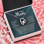 To My Mom Necklace Gifts - Gift for Mom from Son - Mother's Day Gift for Mom