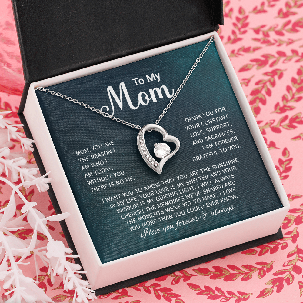 To My Mom Necklace Gifts - Gift for Mom from Son - Mother's Day Gift for Mom