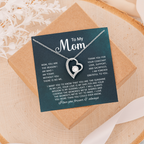 To My Mom Necklace Gifts - Gift for Mom from Son - Mother's Day Gift for Mom